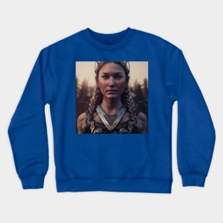 Viking Shield Maiden Crewneck Sweatshirt